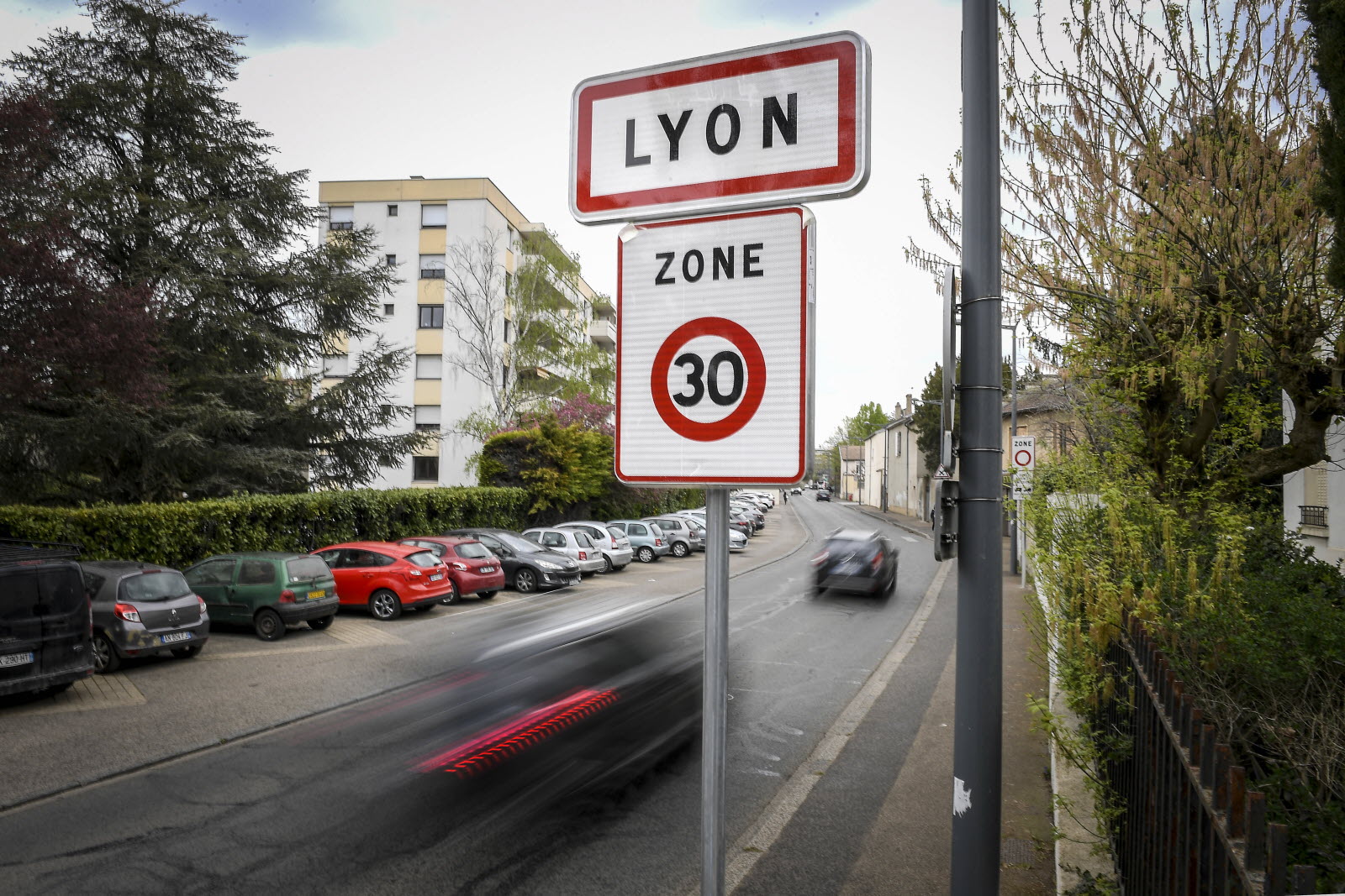 La zone 30 est passée en vigueur à Lyon