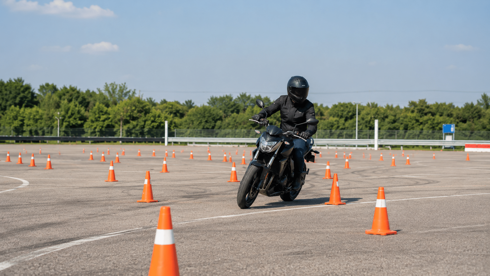 Plateau moto : comment réussir chaque exercice de l'épreuve du permis
