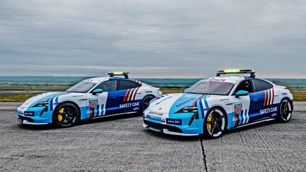 Porsche Taycan, la Safety Car du Grand Prix de Formule E