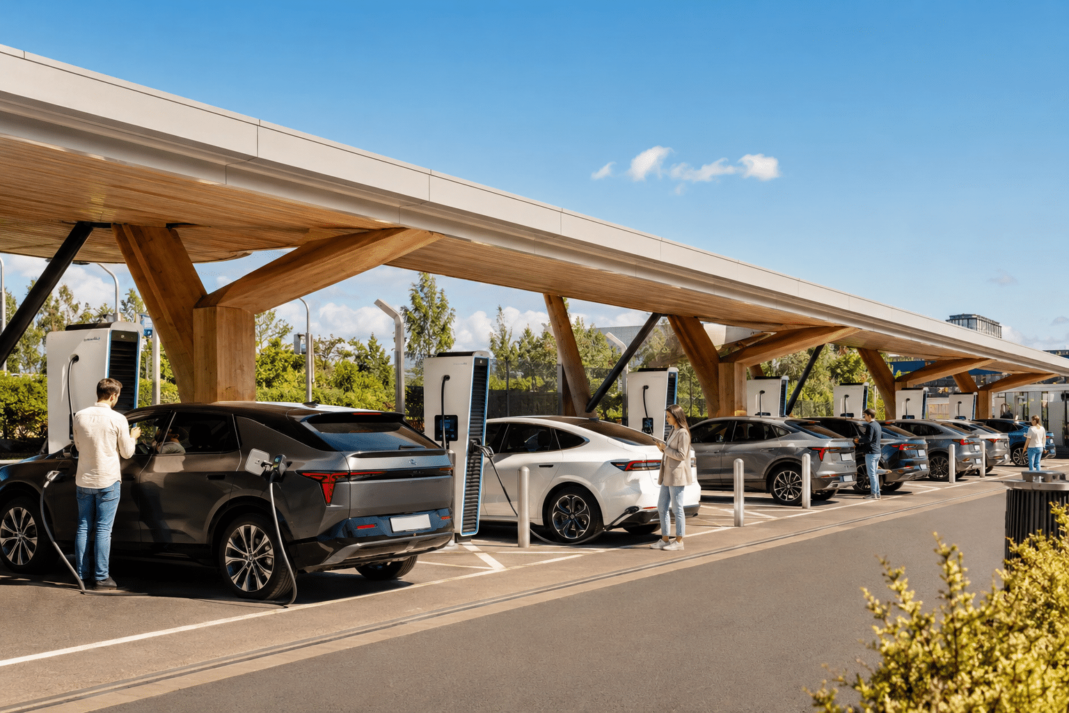 Près de 195 000 bornes de recharge électrique accessibles au public en France