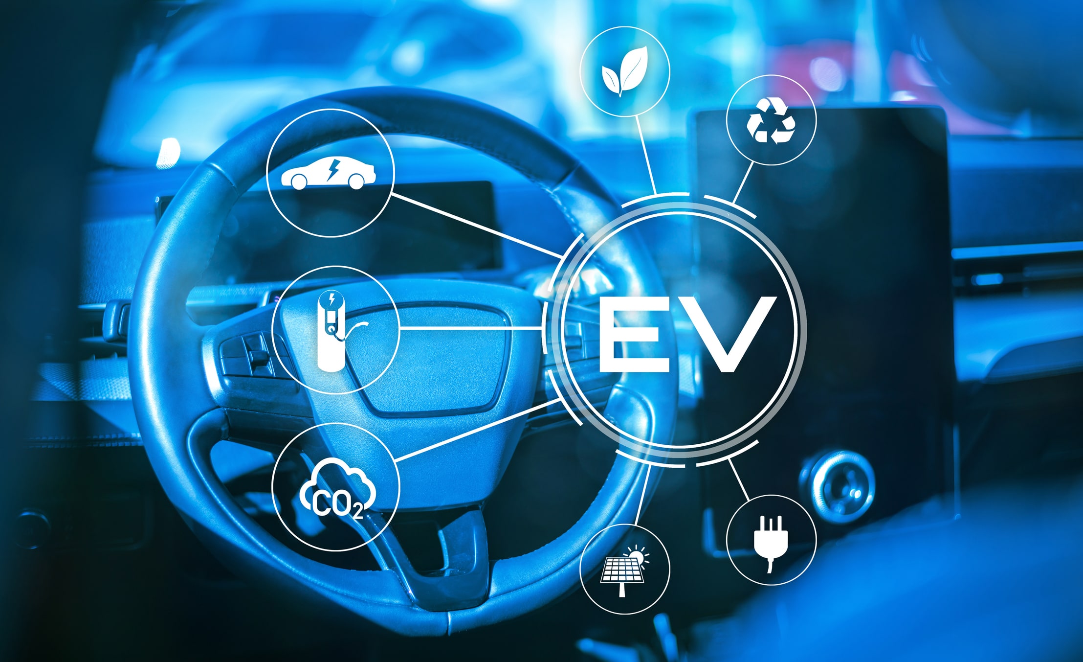 Que veut dire EV sur une voiture hybride ?