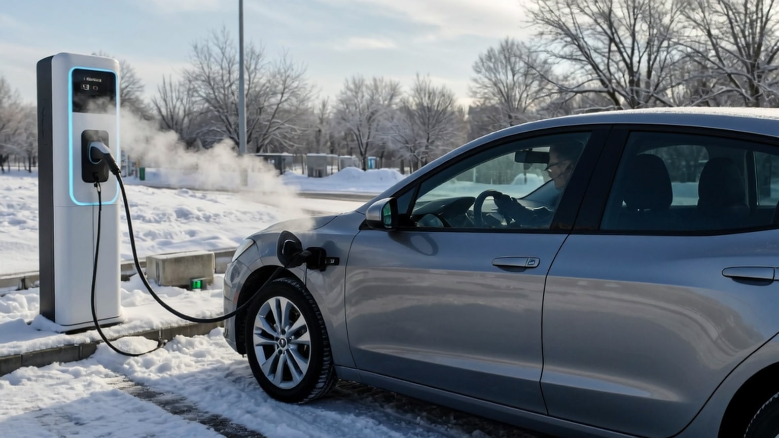 Recharge rapide en hiver : pourquoi les bornes sont plus lentes quand il fait froid ?