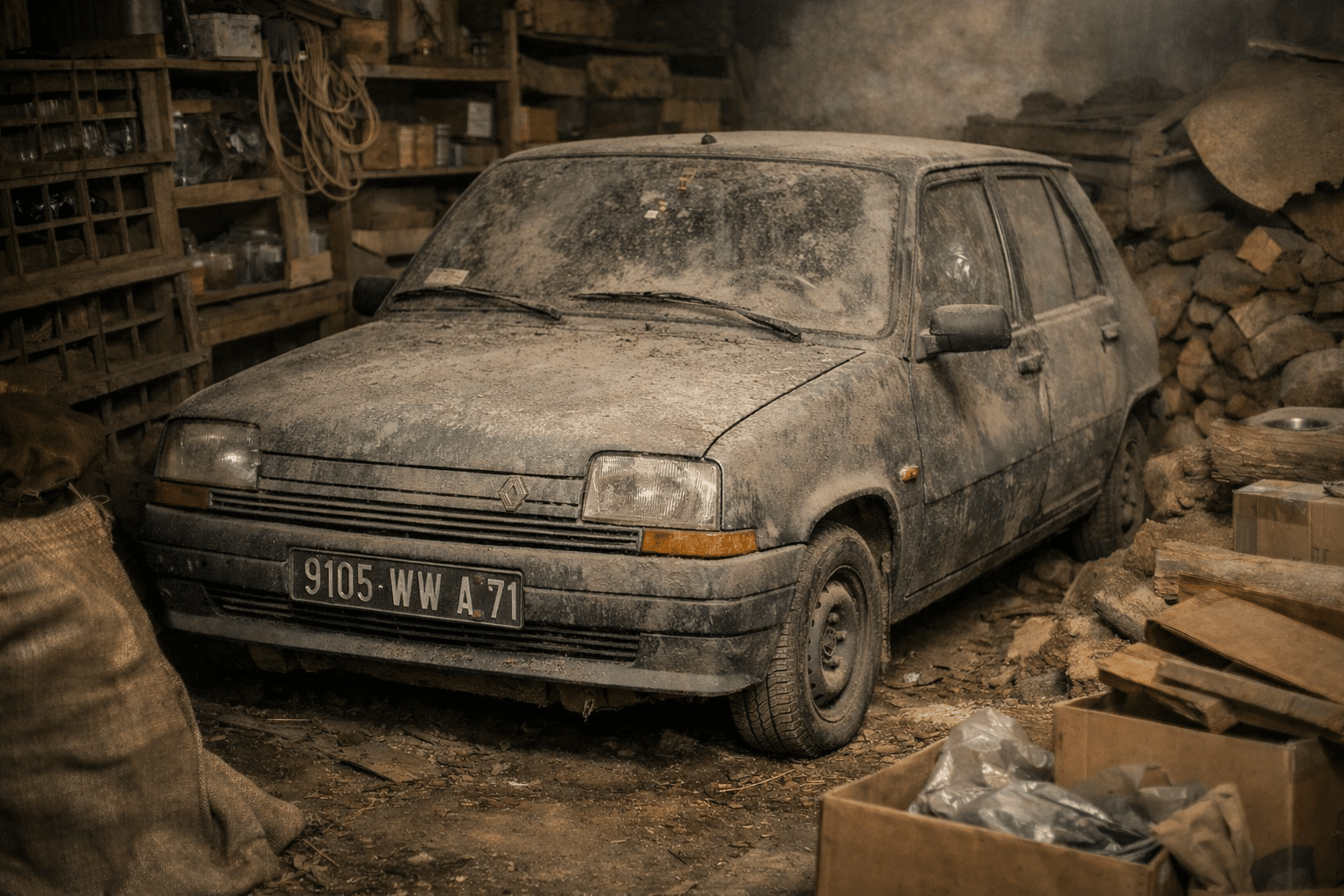 Renault 5 : le fabuleux destin d'une icône retrouvée intacte après 43 ans