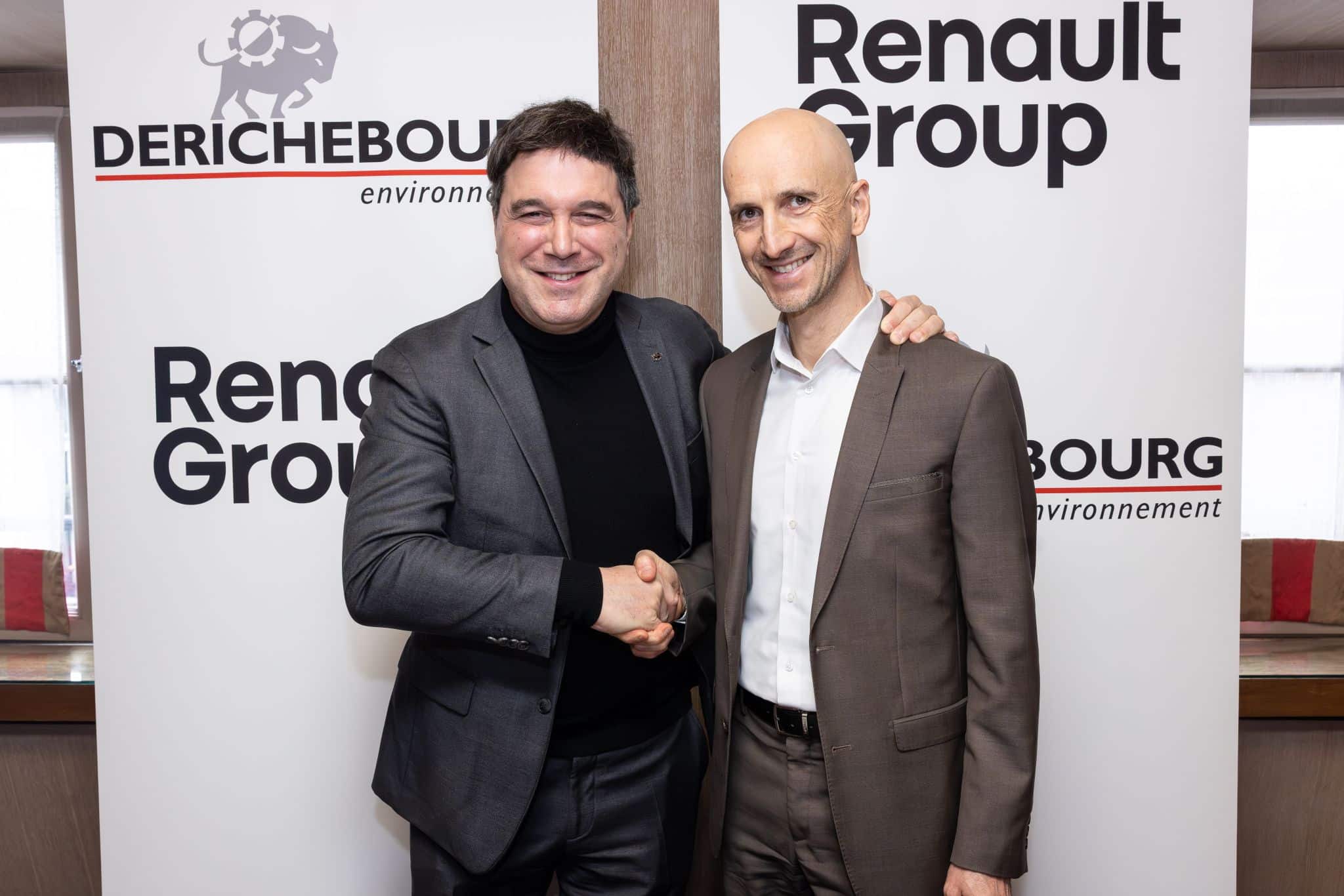 Renault Group renforce le recyclage automobile en France avec Derichebourg
