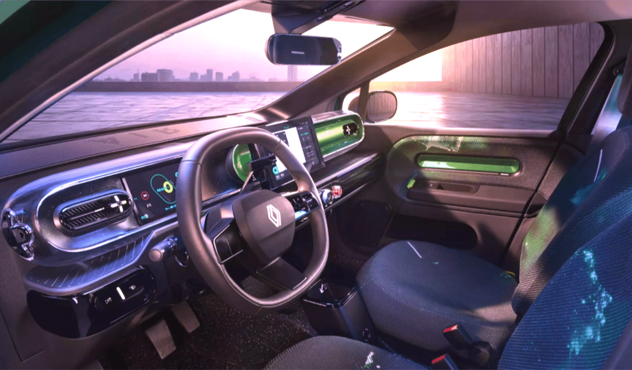Renault Twingo E-Tech 2026 : Un design intérieur néo-rétro et innovant