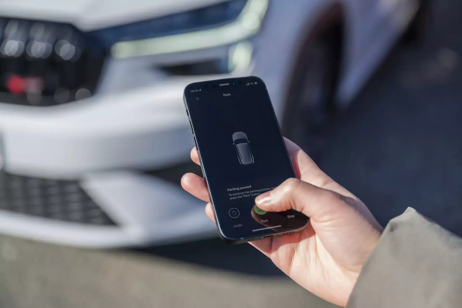 Stationner votre Škoda à distance avec une application mobile