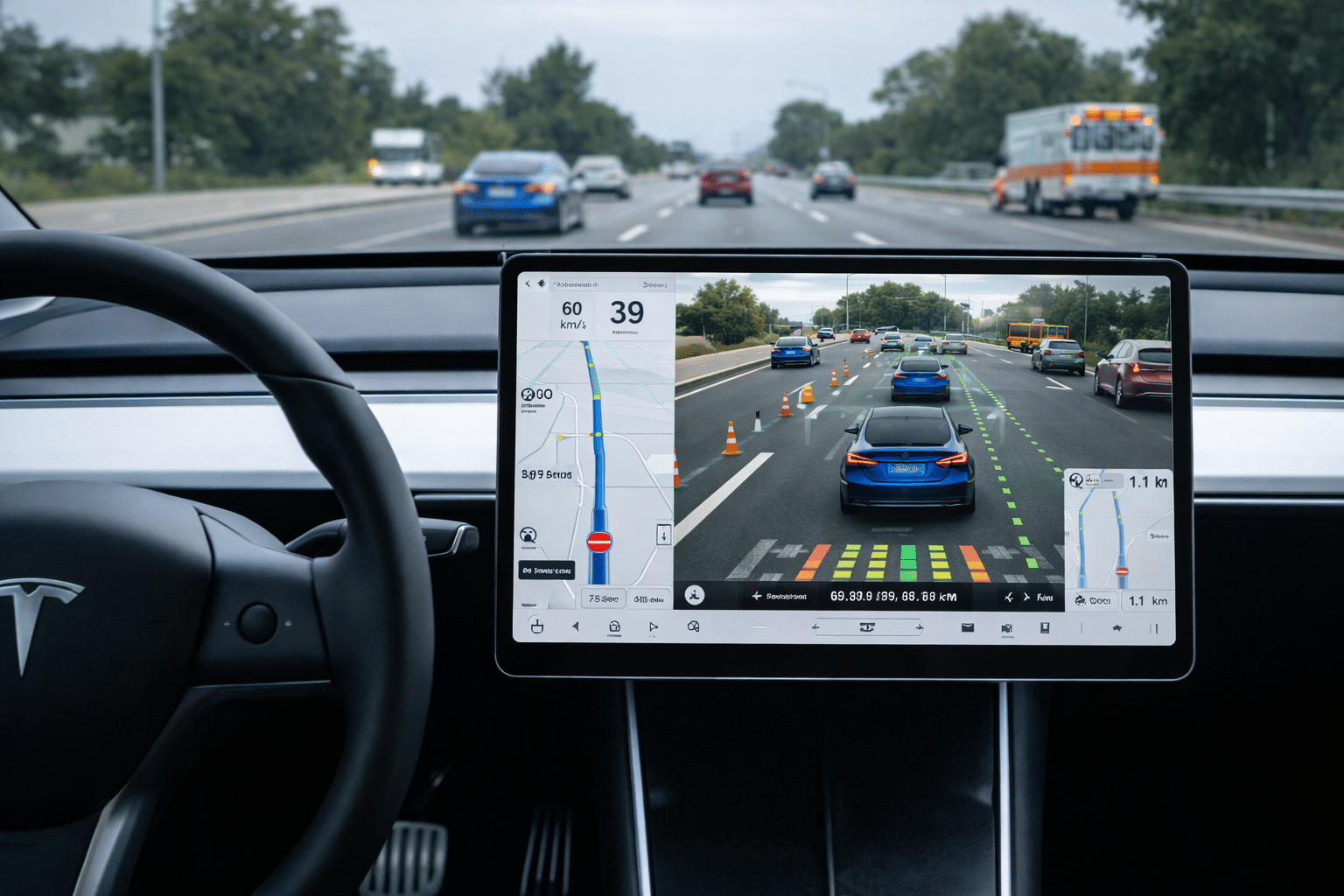Tesla FSD 14.3 : un bond de 20 % en réactivité pour la conduite autonome supervisée