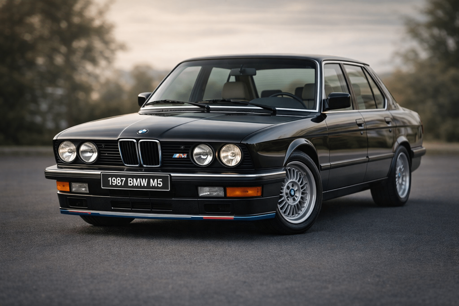 Une BMW M5 E28 de 1988 adjugée 170 000 € : le marché des youngtimers s'emballe
