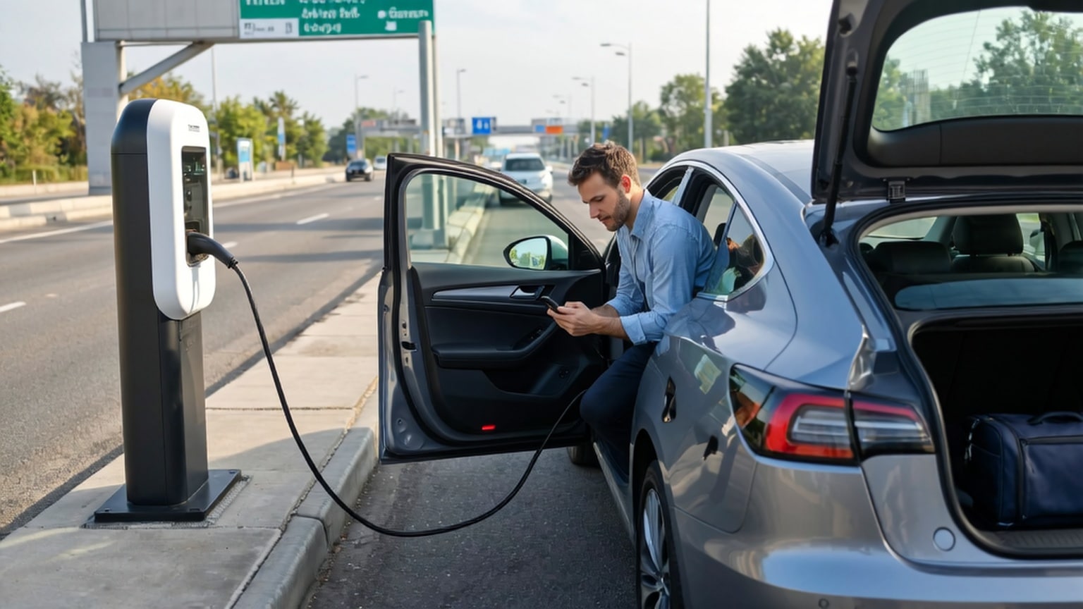 Voiture électrique : comment bien préparer un long trajet ?
