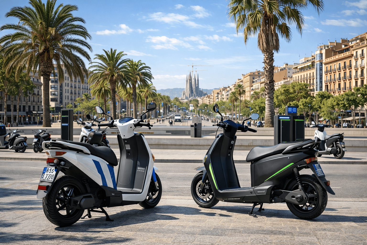 Barcelone trace la route vers la mobilité durable avec le scooter électrique