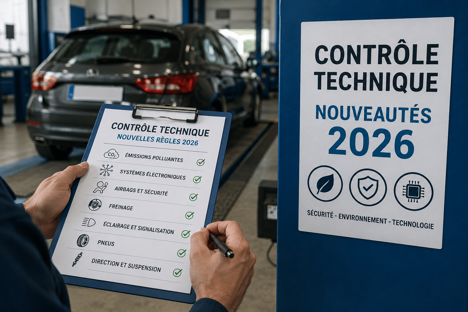 Changement contrôle technique 2026 : les nouvelles règles à connaître