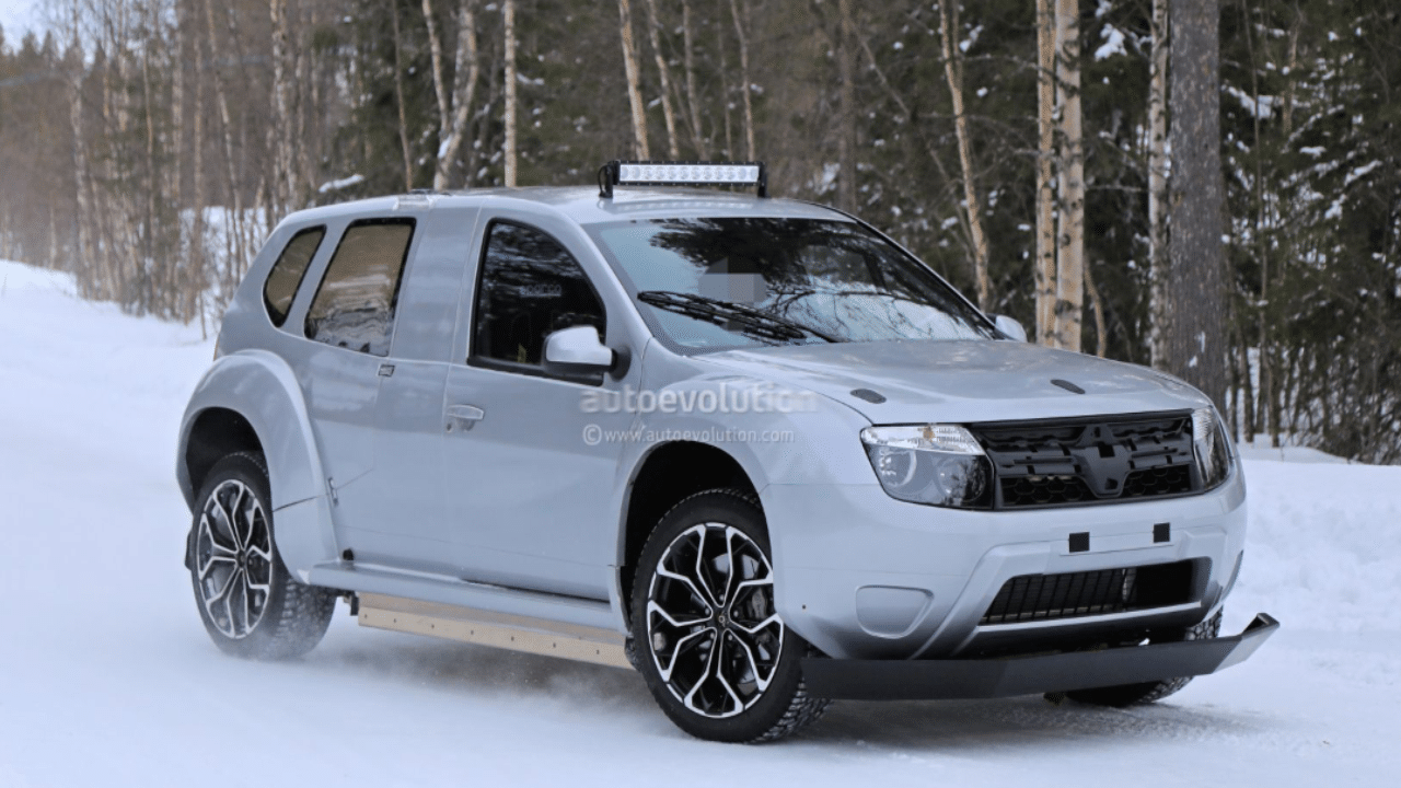 Dacia électrique : un prototype observé en plein test hivernal