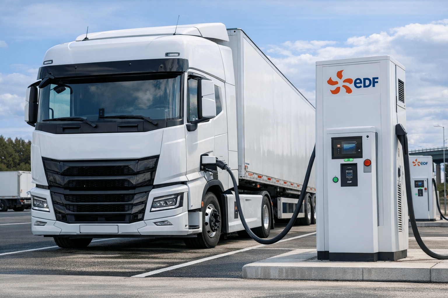 EDF mobilise 240 millions d'euros pour électrifier les camions et soutenir les ménages