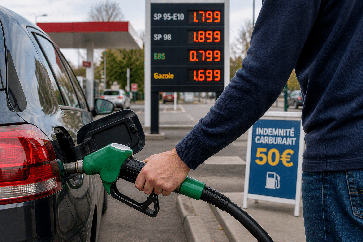 Indemnité carburant de 50 € : le décret est paru, voici qui peut en bénéficier