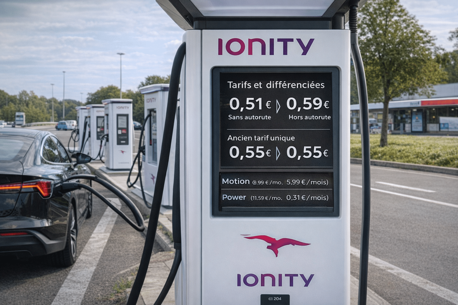Ionity modifie ses tarifs en silence : autoroute ou hors autoroute, le prix n'est plus le même